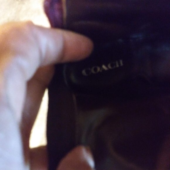 Size 10 Burgundy Suede Coach Lena Booties - Picture 7 of 7